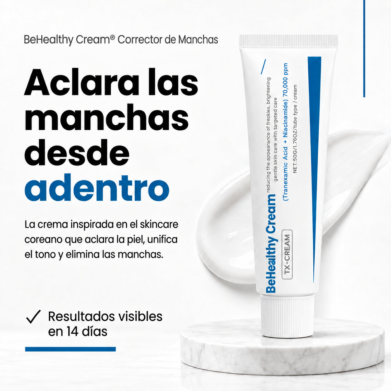 BeHealthy Cream® Corrector de Manchas