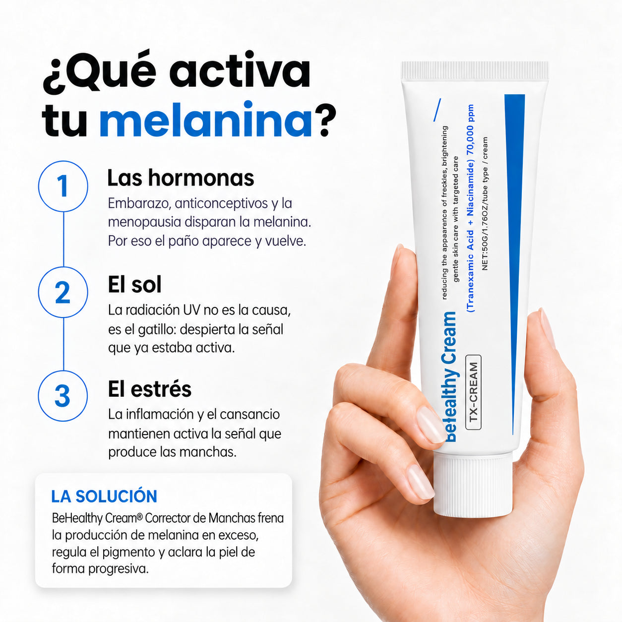 BeHealthy Cream® Corrector de Manchas