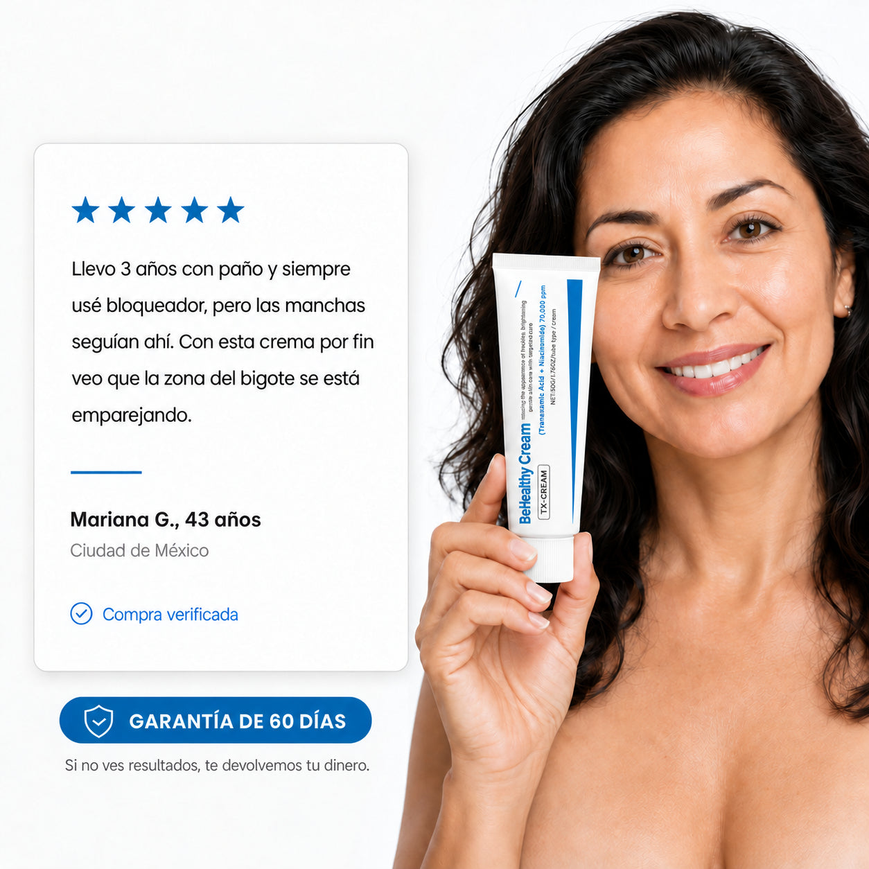 BeHealthy Cream® Corrector de Manchas